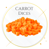 2 carrot dices