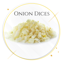25 onion dices