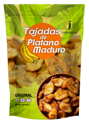 6 tajadas de platano maduro