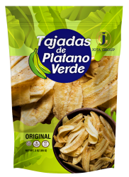 8 tajadas de platano verde